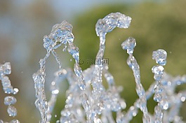 水,噴泉,一滴水