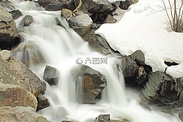 水落,科罗拉多州,山径流