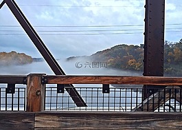 橋,河,查看