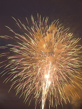 煙火,夜,光明