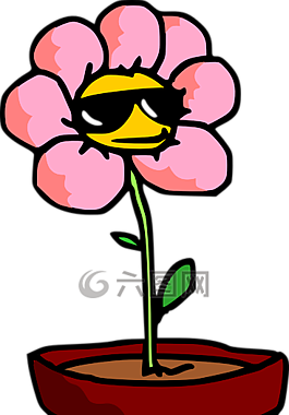 花,植物,鍋