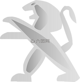 狮子,抽象,站在