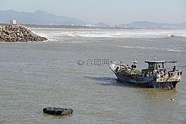 船,海洋,海