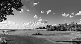 哪一条路,空白和白色,方向