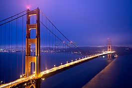 橋,黃昏,天空