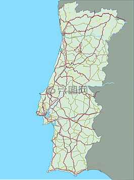 葡萄牙,地圖,國(guó)家