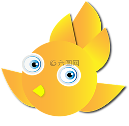鳥(niǎo),動(dòng)物,黃色