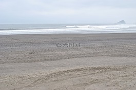 海灘,沙,海