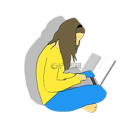 婦女,筆記本電腦,人