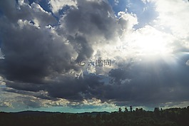 天空,戶外,云