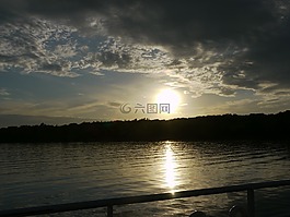 日落,夜,反思