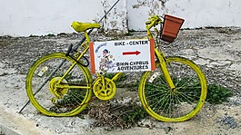 自行車,黃色,活動