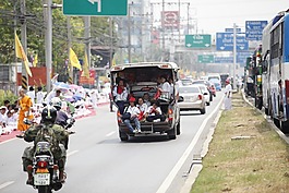 泰國(guó),街,路