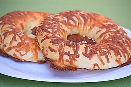 面包,輥,食品