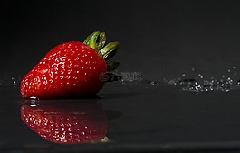 草莓,水果,紅色