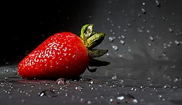 草莓,水果,紅色