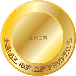 黃金,密封,核準