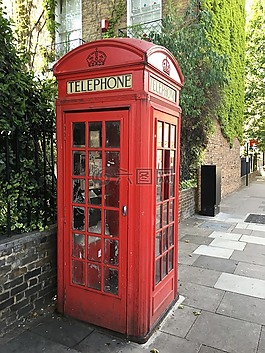 公用電話亭,英國,英格蘭