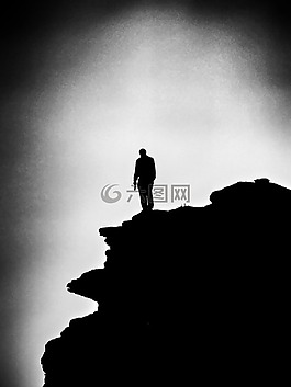 孤獨(dú)的人,單,男子