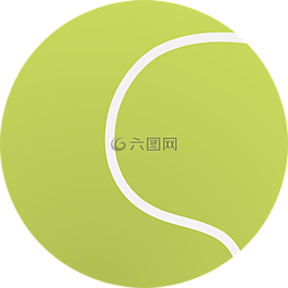 网球,球,绿色