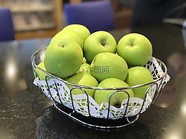 蘋果,水果,綠色