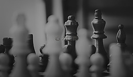 棋,單色,人
