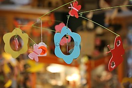 嬰兒的移動,鮮花,嬰兒
