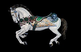 旋轉(zhuǎn)木馬,傳送帶,馬
