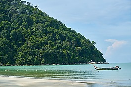 山,景觀,海洋