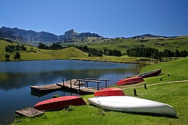 山脈,南非,湖