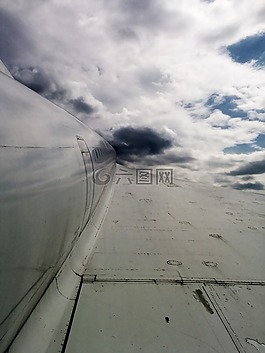 飛機(jī),天空,飛