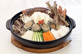 炖煮的食物,鲍鱼,食品