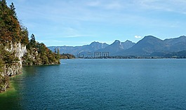 奥地利,湖,景观