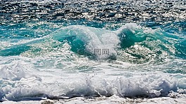 波,砸,泡沫