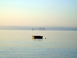 小船,海,和平