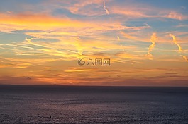 伊維薩島,海灘,日落