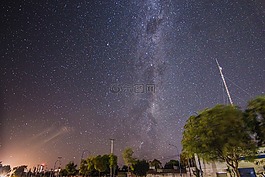 滿天星斗的天空,銀河系,夜
