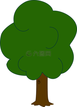 奧克,樹,森林