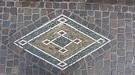 馬賽克,路,符號