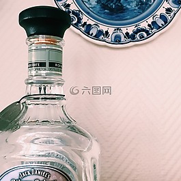 瓶子,空,威士忌