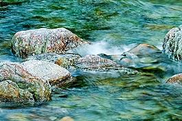 verzasca,水和石头,瑞士