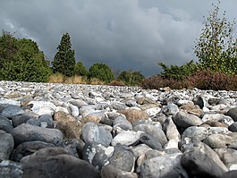 石頭,卵石,河床
