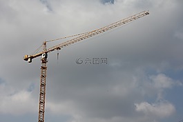 起重机,云,建设