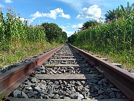 火車,導(dǎo)軌,鐵路