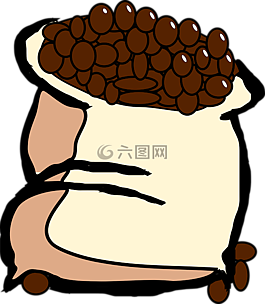 袋,咖啡豆,豆類