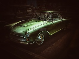 汽車,oldtimer,黑暗