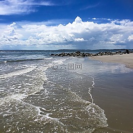 海洋,巖,碼頭