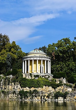 展館,公園,湖