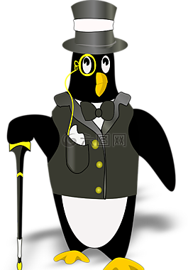 燕尾服,這位,鳥