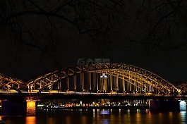 hohenzollern 橋,萊茵,科隆